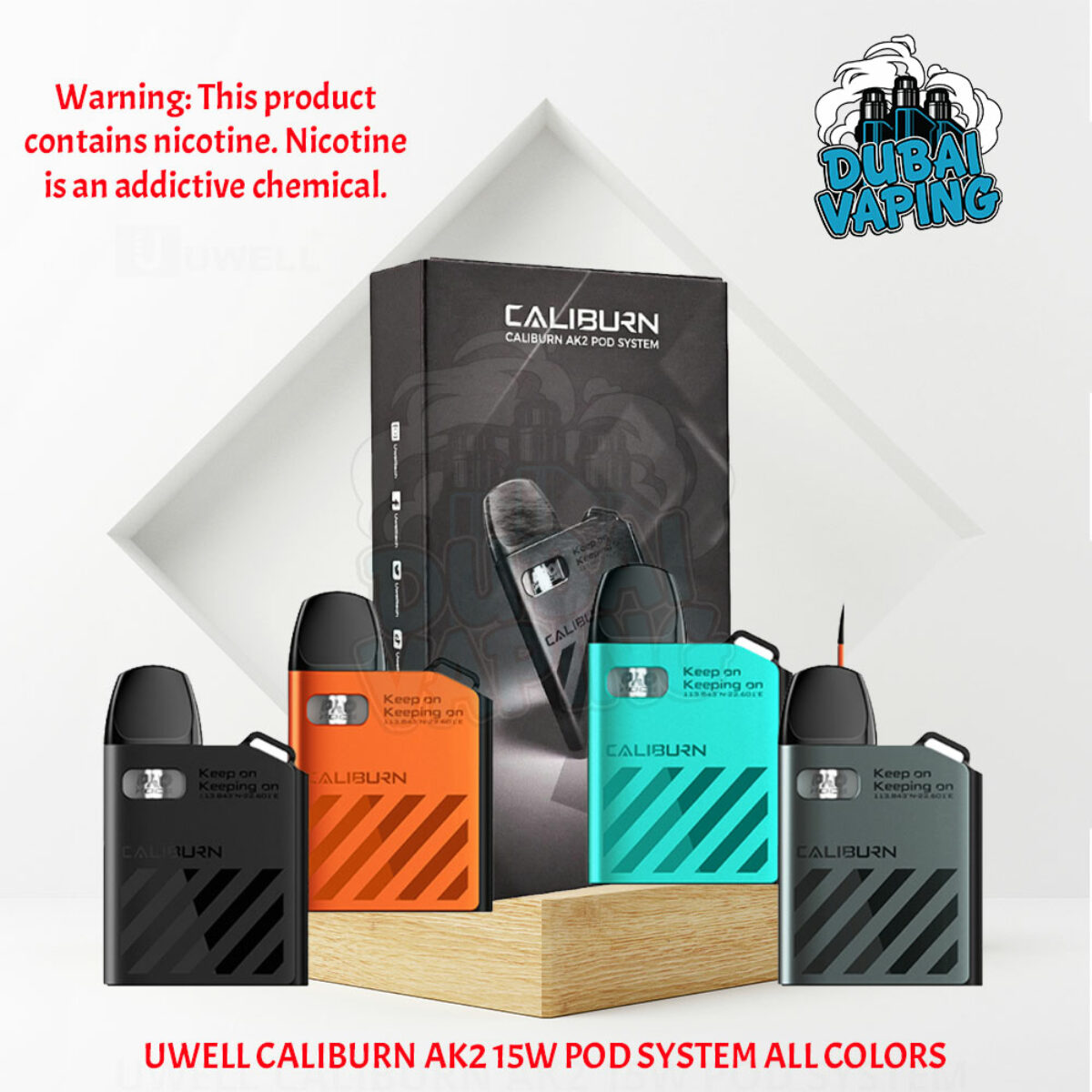 UWELL CALIBURN AK2 15W POD SYSTEM BEST PRICE in UAE