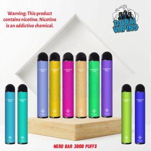 Nerd Bar 3000 Puffs Disposable in UAE - dubai vaping