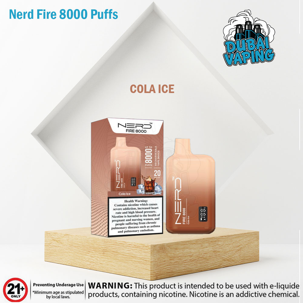 Nerd Fire 8000 Puffs Disposable Vape In Dubai