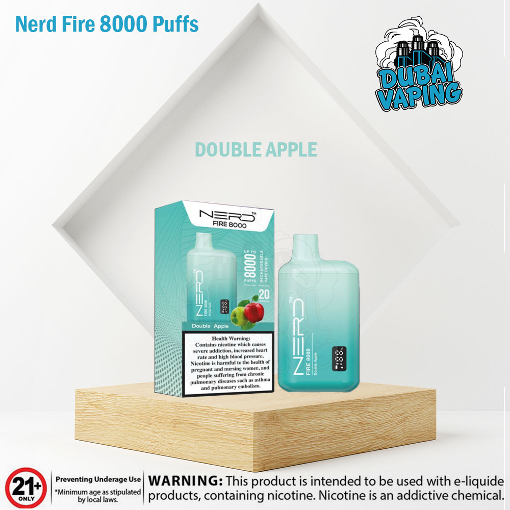 Nerd Fire 8000 Puffs Disposable Vape In Dubai