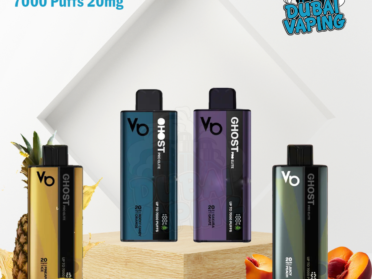 Vapes Bars Ghost Pro Elite 7000 Puffs Disposable Vape In UAE