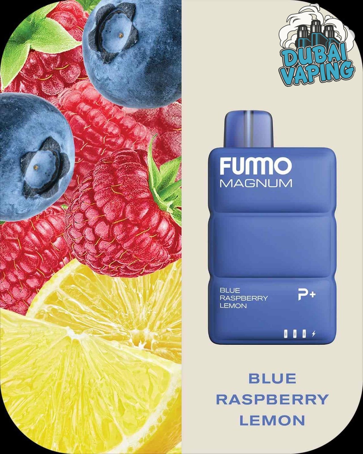 FUMMO MAGNUM 8000 Puffs Price in Dubai BLUE RASPBERRY LEMON