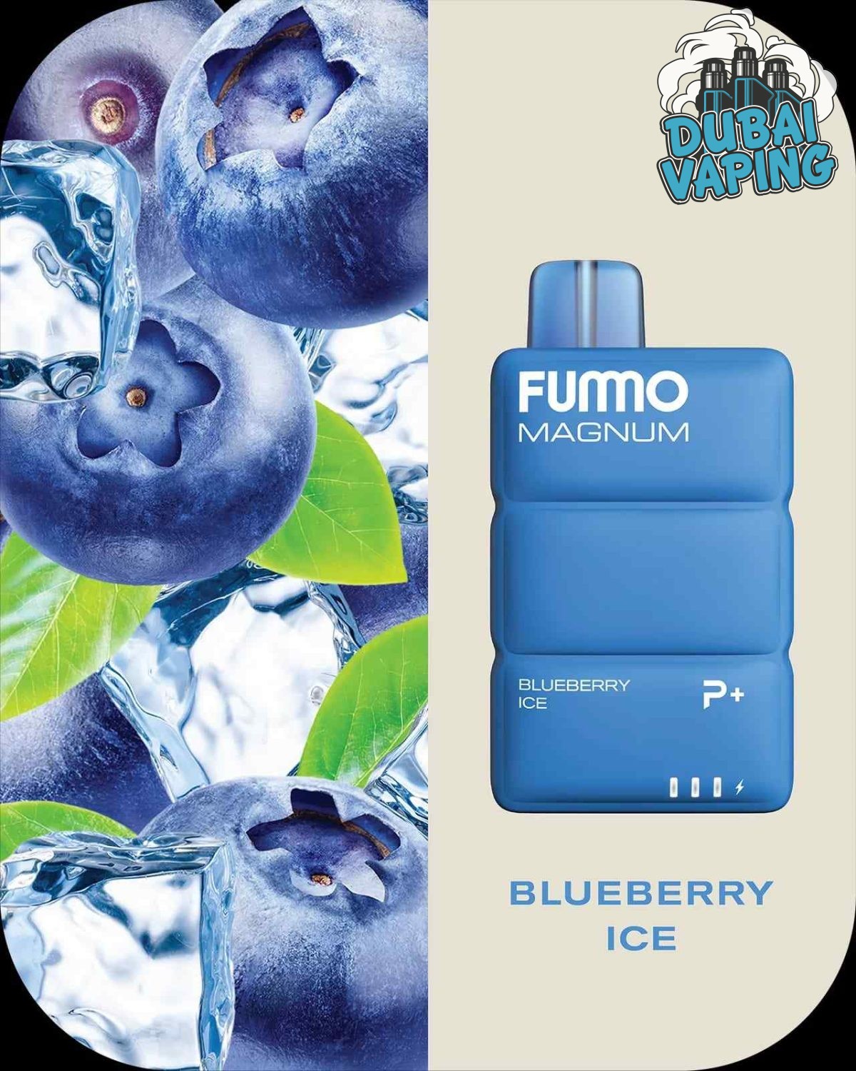 FUMMO MAGNUM 8000 Puffs Price in Dubai BLUEBERRY ICE