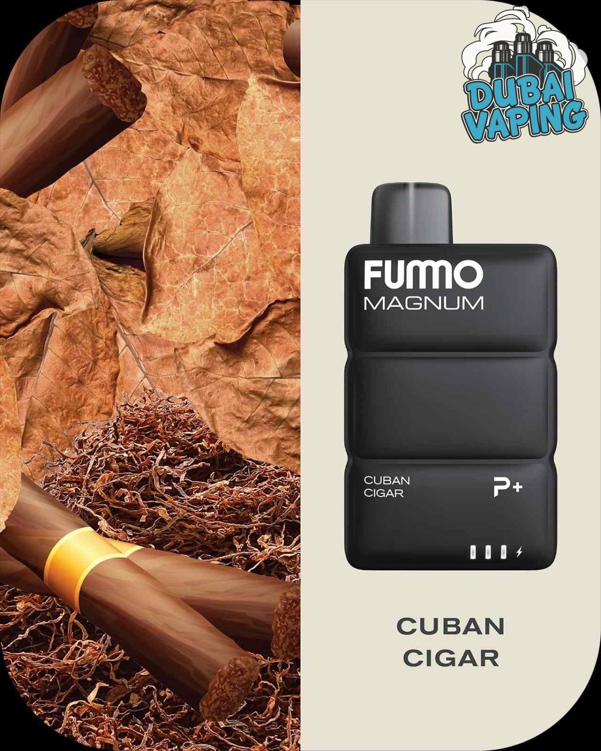 FUMMO MAGNUM 8000 Puffs Price in Dubai CUBAN CIGAR