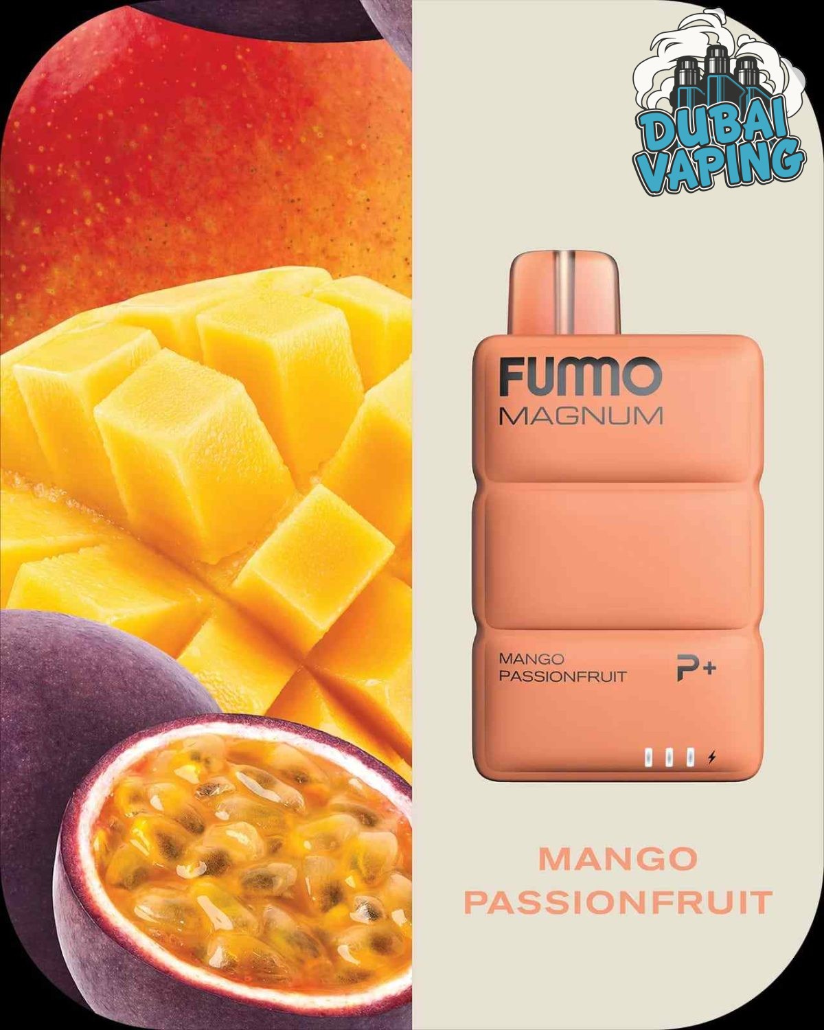 FUMMO MAGNUM 8000 Puffs Price in Dubai MANGO PASSION FRUIT