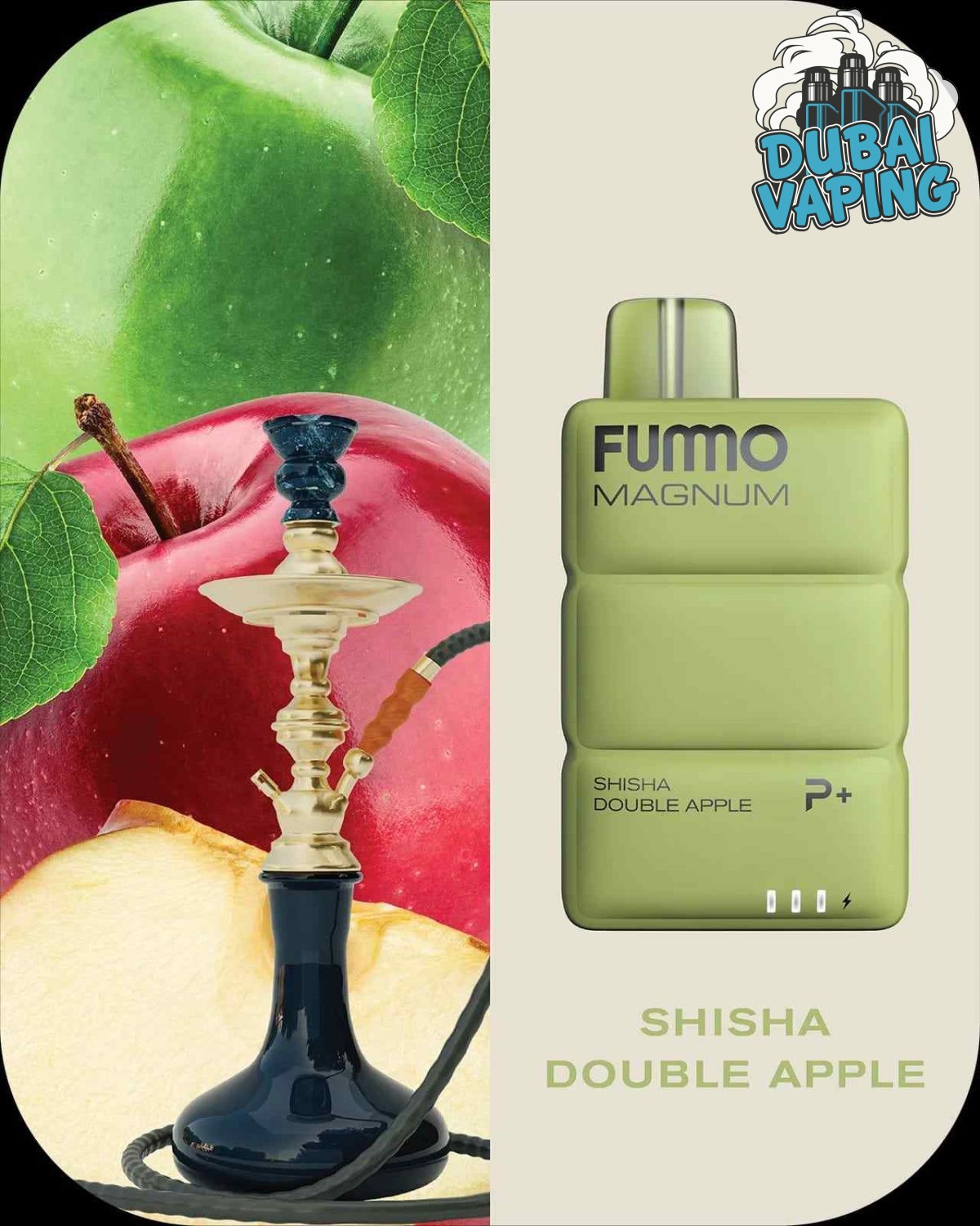 FUMMO MAGNUM 8000 Puffs Price in Dubai SHISHA DOUBLE APPLE