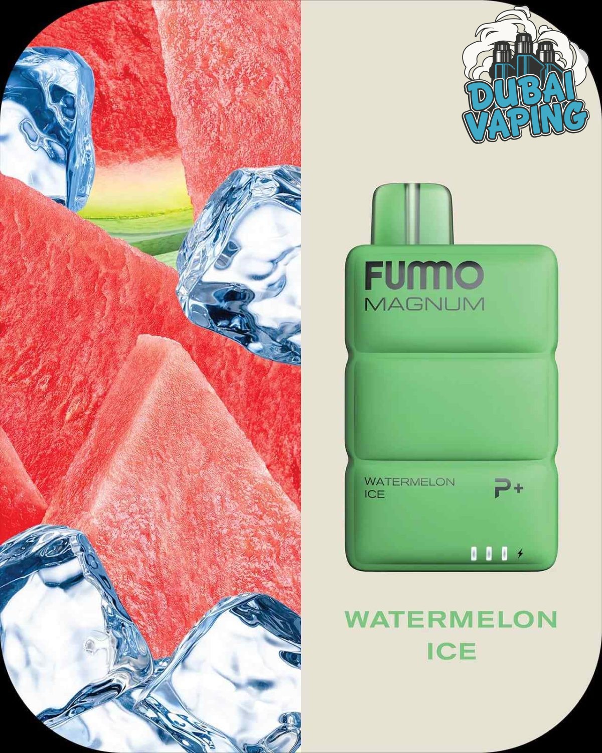 FUMMO MAGNUM 8000 Puffs Price in Dubai WATERMELON ICE