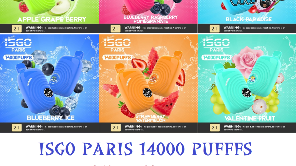 Best ISGO Paris 14000 Puffs Disposable Vape