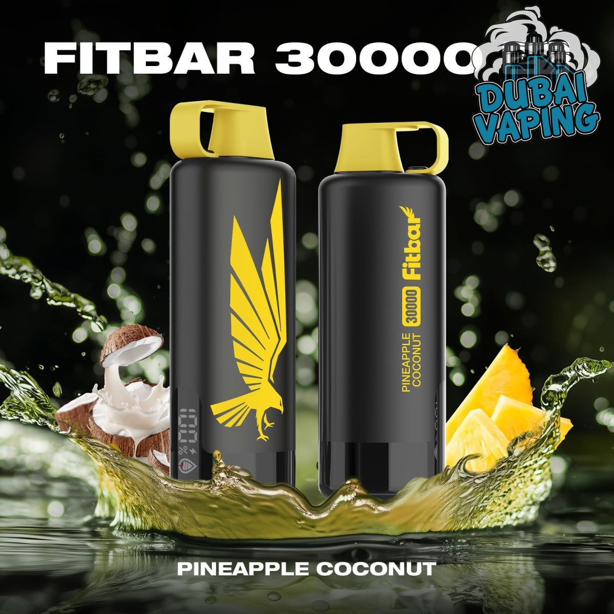 fitbar shisha 30000 puffs BANANA COCONUT