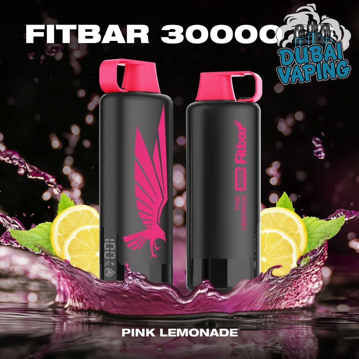 fitbar shisha 30000 puffs PINK LEMONADE