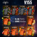 IGNITE V155 15500 Puffs 5% Nicotine Vape in Dubai